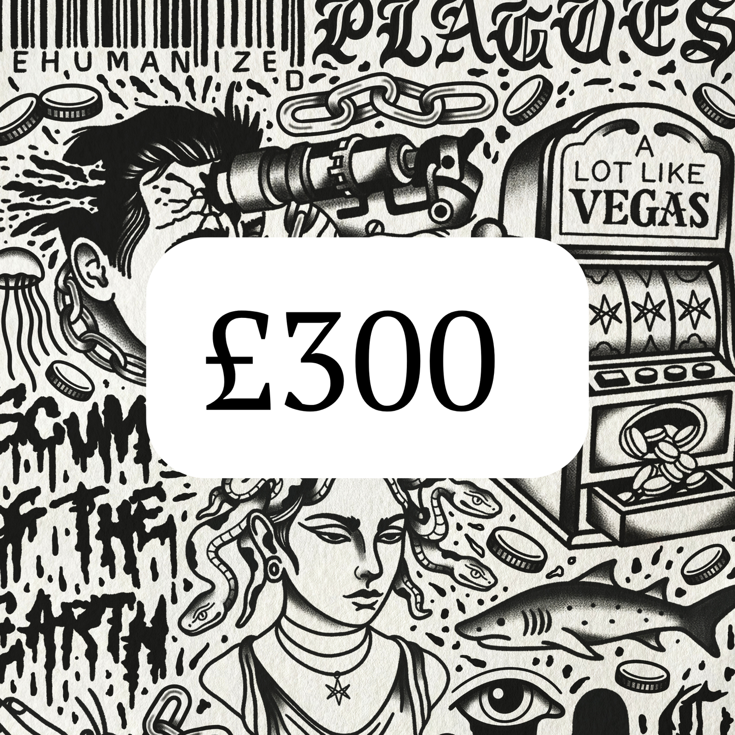 £300 Flash Tattoo – Remaining Balance